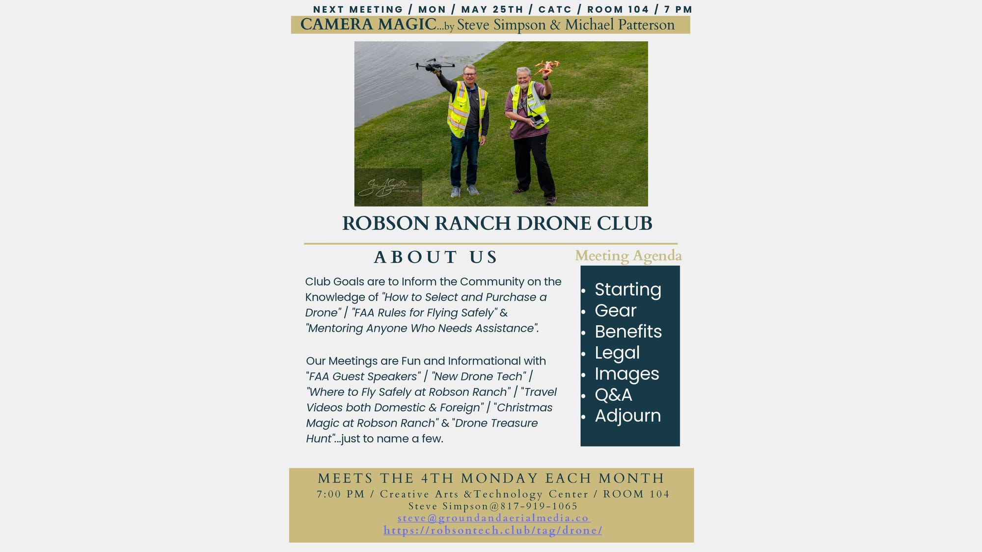 May Drone Club Flyer