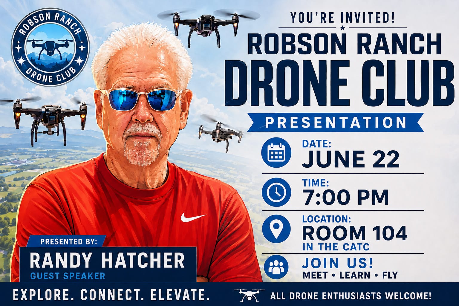 June Drone Club Flyer