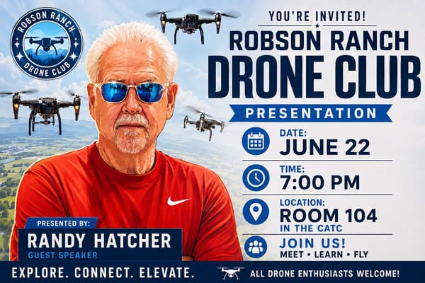 June Drone Club Flyer